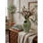 D9.8x16.5" Sage Green Sculptural Ceramic Vase