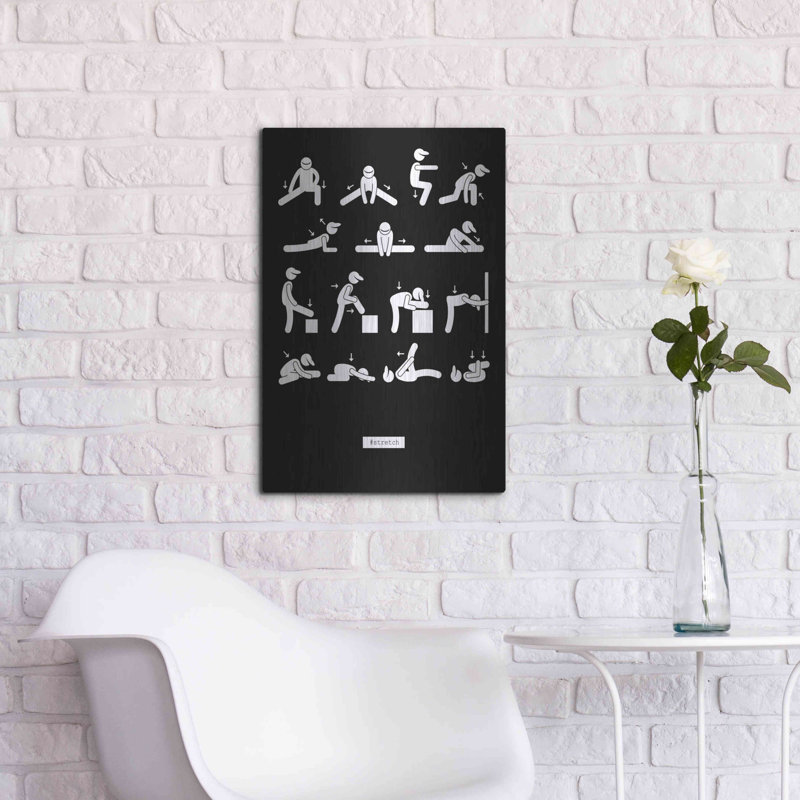 Workout par Graphinc - Impression sur toile non encadrée, H 24 po x l 16 po x P 0,13 po