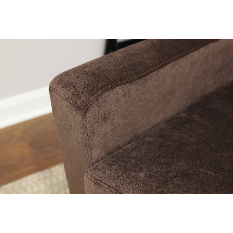 Donham Upholstered Accent Chair, Godiva Brown