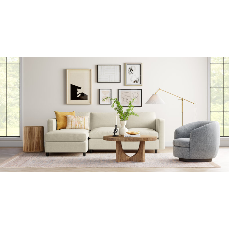 Ensemble de salon configurable Amadora Chenille