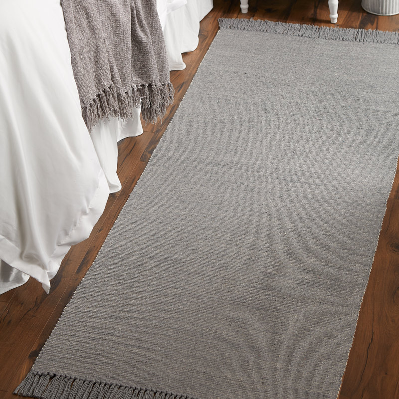 Tapis gris Crawfordville, Tapis de couloir 2 pi 6 po x 6 pi