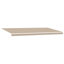Tissu de remplacement pour auvent vidaXL beige 110,24 x 96,46 po-114017546-114017560