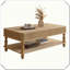 Table basse cannelée avec rangement-1489207926