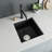 18.11'' L Single Bowl Granite Kitchen Sink