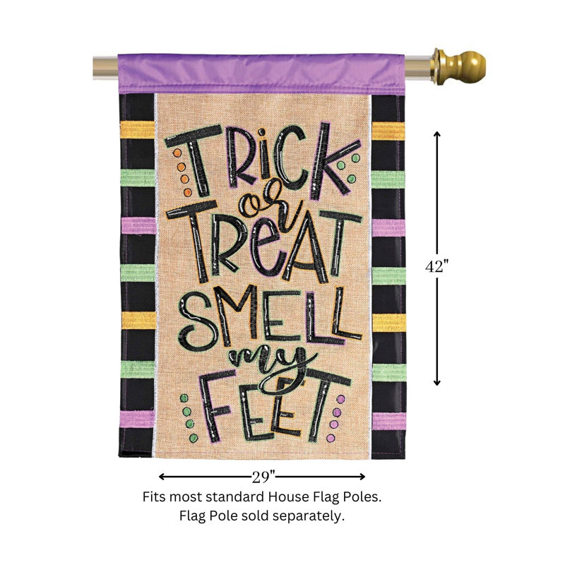 Kailan Double Sided Polyester Halloween, 42" H x 29" W