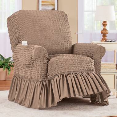 Red Barrel Studio® Maribel Patchwork T-Cushion Recliner Slipcover & Reviews