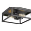 Plafonnier encastré carré noir 2 lumières Jean-Philippe-1229564126