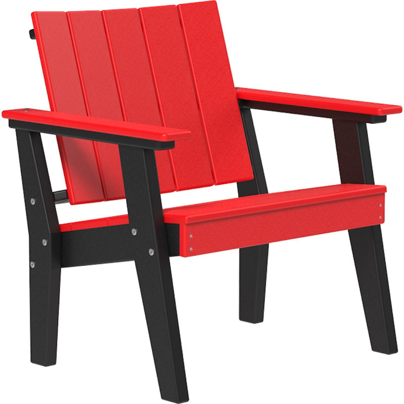 Fauteuil Urban Chat, Rouge / Noir