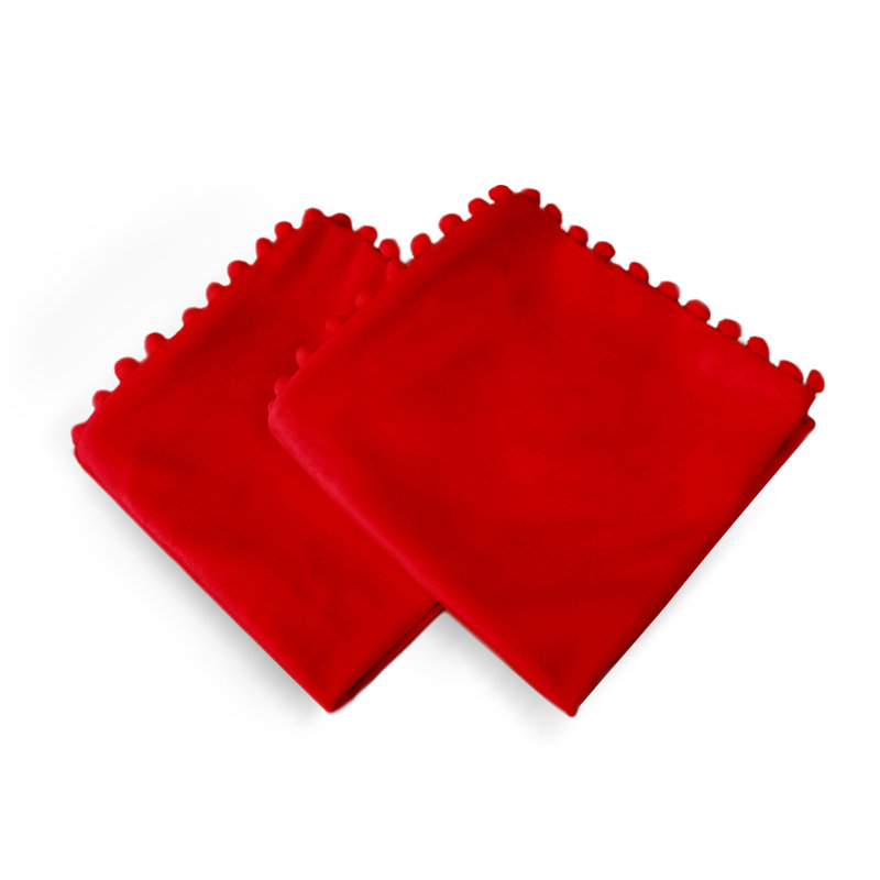 Knowles Square Cushion Cover, 61cm H x 61cm W x 1cm D, Red