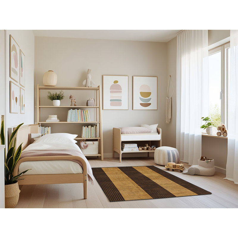 Abstract Indoor Rug, Rectangle 4' x 6'