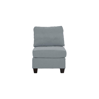 Chaise sans accoudoirs en tissu 1pc