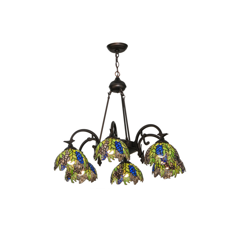 Meyda Tiffany & Stained Glass 6 - Light Chandelier