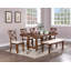 Banc de cuisine contemporain en bois massif avec coussin rembourré pour plus de confort et de style
