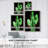 Neon Cactus Framed Print - Solid Wood-1493981608