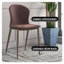 Ensemble de 4 chaises d'appoint rembourrées Leisuremod-105507307