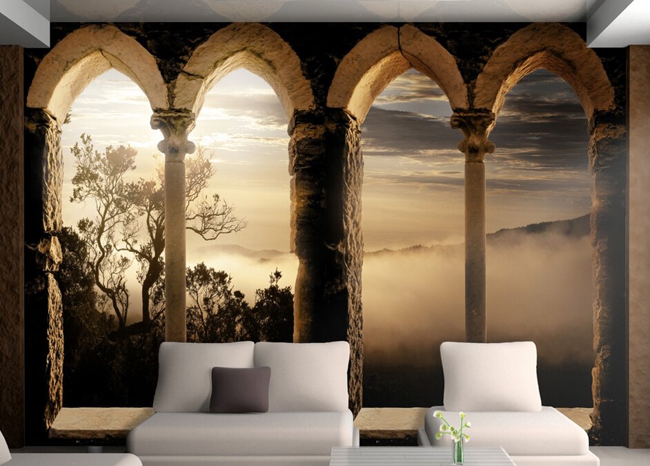 Tapete Monastery in the Mountains 2,8 m x 400 cm