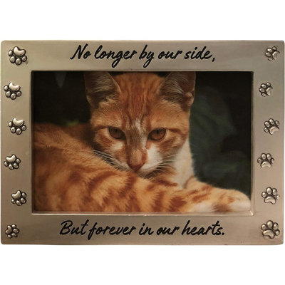 Pet Memorial Picture Frame Keepsake For Dog Or Cat, Perfect Loss Of Pet Gift For Remembrance And Healing