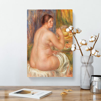 Nude Woman Vol.2 by Pierre-Auguste Renoir - Wrapped Canvas Painting