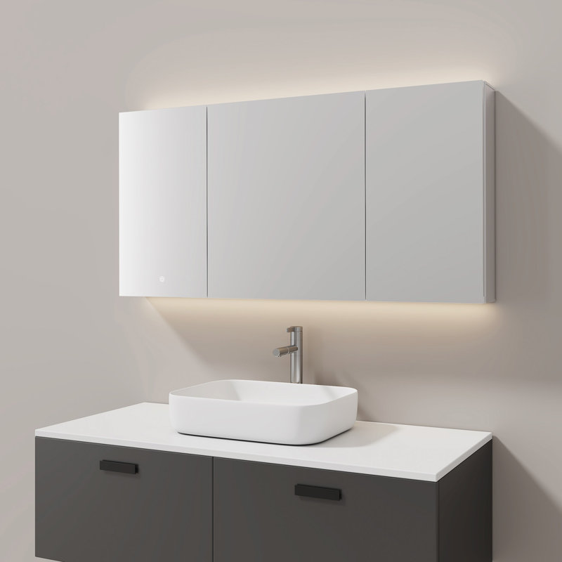 Armoire à miroir 48 "à rétroéclairage DEL