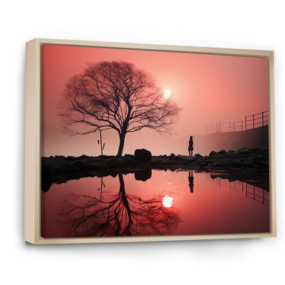 " Silent Raspberry Tree Reverie Landscape "