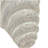 11.5x7x7" Sand and Cement Nautilus Shell Planter with Textured Beige Finish