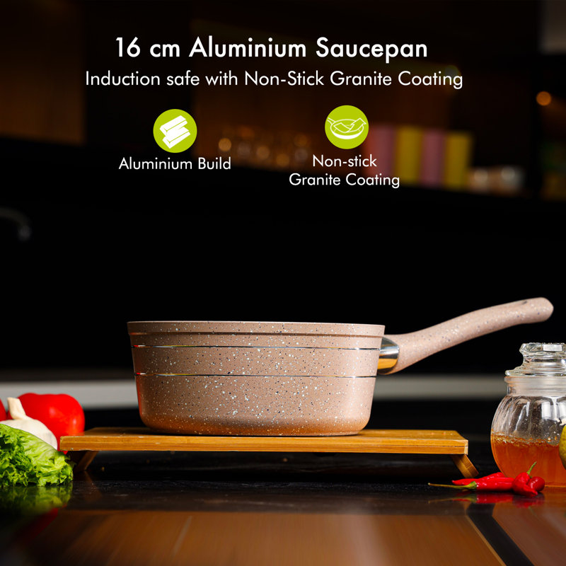 Non-Stick Aluminum Saucepan, 1.25 L