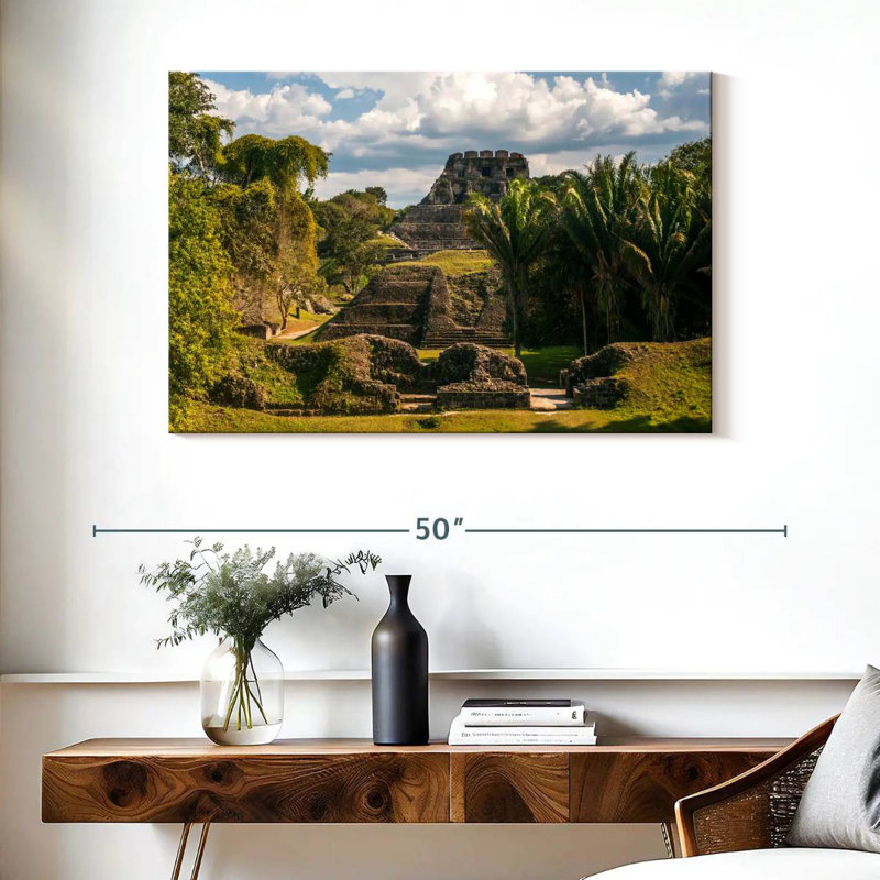 Ravi Xunantunich Mayan Ruins, 26" H x 39" W