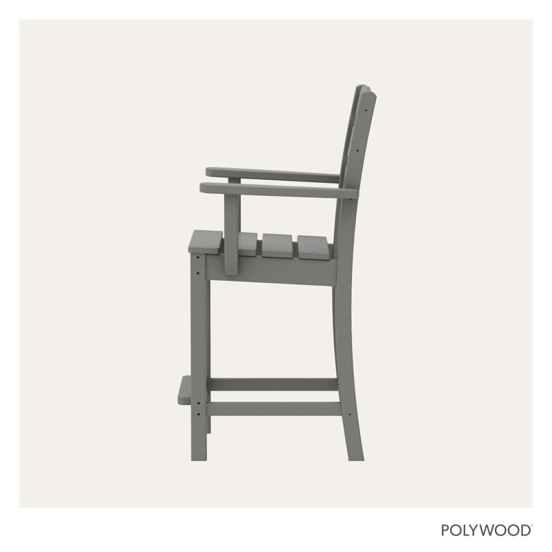 Fauteuil de comptoir Lakeside, gris
