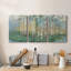 Birch Reflections Revisité - Toile tendue avec châssis de qualité supérieure - prête à être accrochée-21833332
