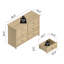 Commode double Tevrat à 6 tiroirs-1659926505