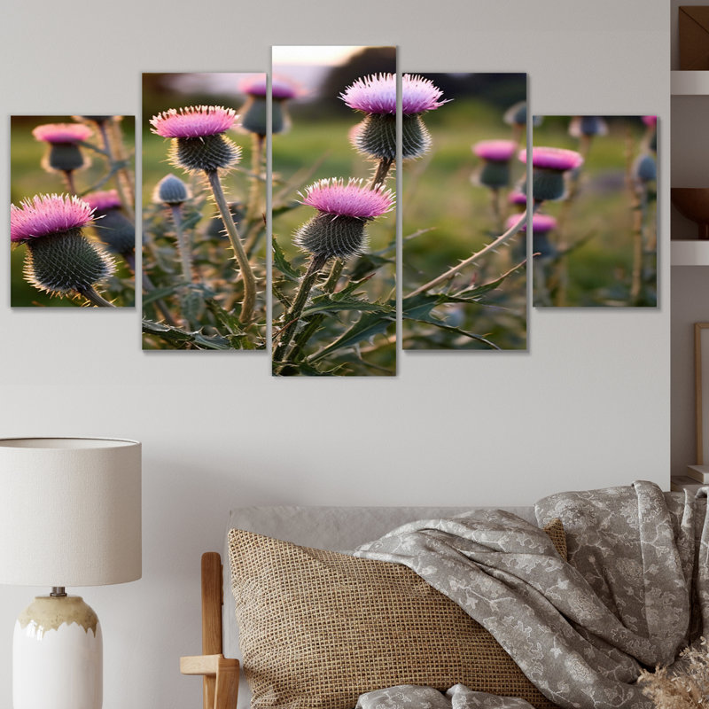 Farmhouse Plants & Flowers Wall Decor on Metal