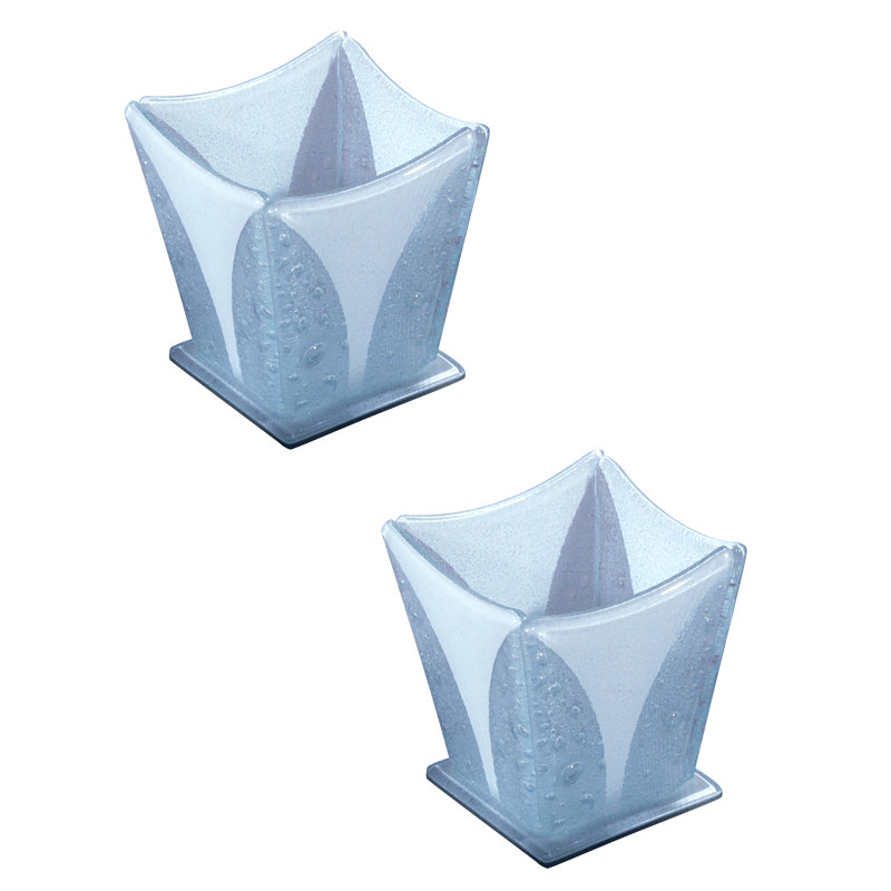 4'' H Glass Tabletop Votive Holder