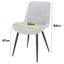 Aspen 5-Piece Casual Dining Set - Square Dining Table & Four Upholstered Diamond Fabric Chairs-308029732-308029734