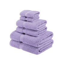Cannon 6-Piece Canyon Cotton Quick Dry Bath Towel Set (Shear Bliss