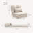 2-In-1 Floor Lazy Sofa With 5 Position Adjustable Backrest-186727968