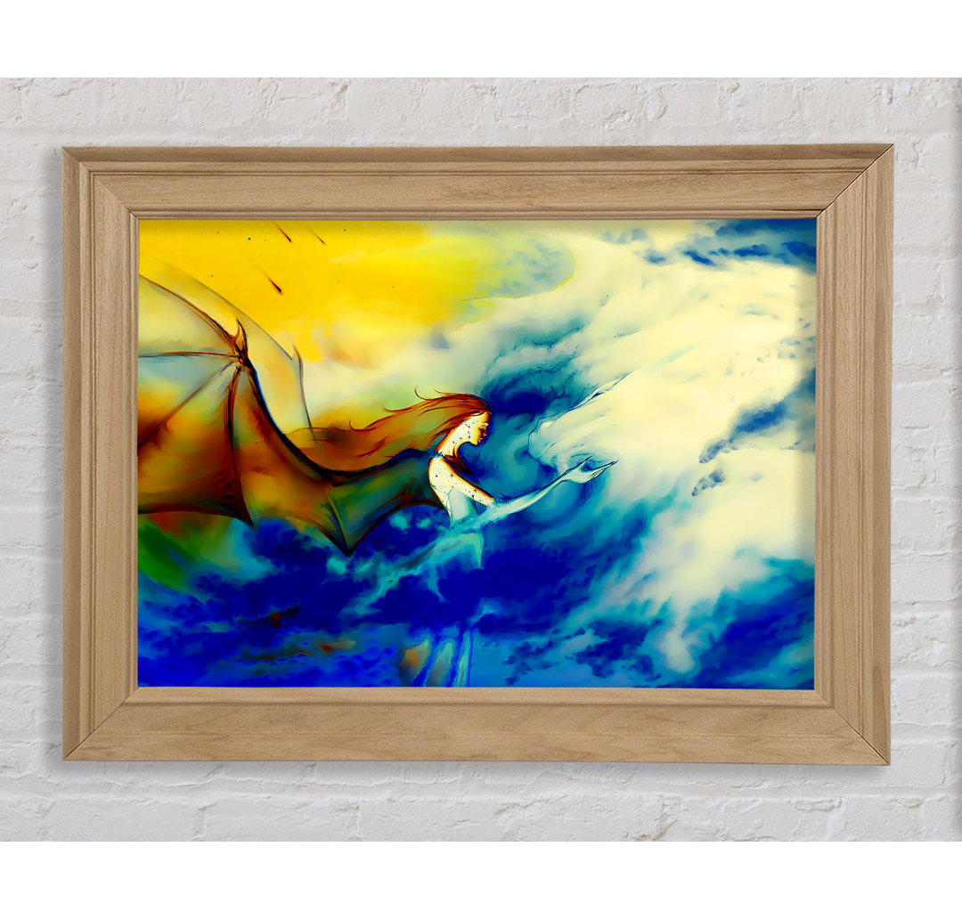 Fairy Dragon Clouds - Bilderrahmen Kunstdrucke