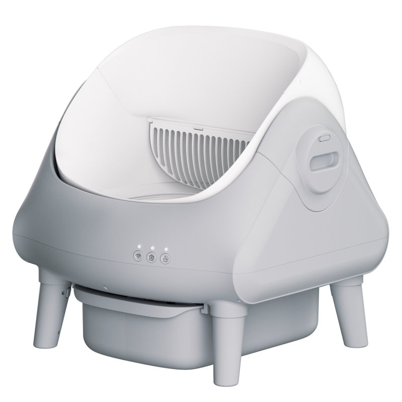 Mini bac à litière pour petits chats et chatons, litière d'intérieur compacte, bac à litière portable facile à nettoyer, petite toilette pour animaux de compagnie