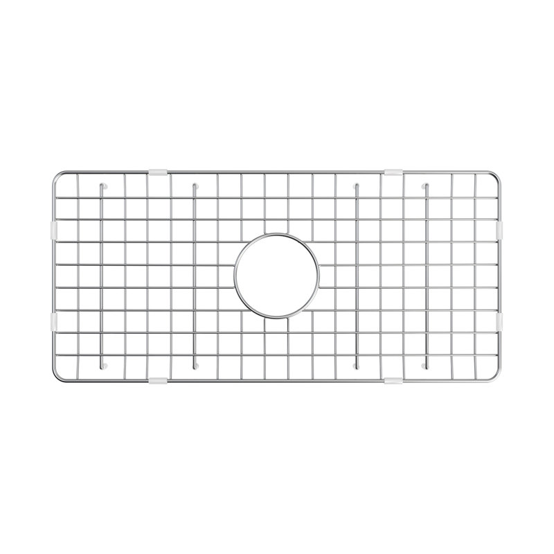 Modern Stainless Steel Sink Grid with Bumpers