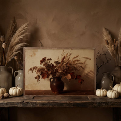 Dried Oak Leaves Light
