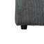 Dark Grey Corduroy Living Room Double Armrests 3-Piece Sofa-475839434