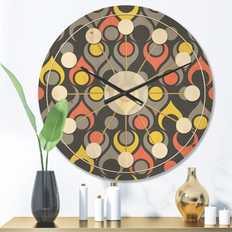 Horloge murale abstraite, Petit