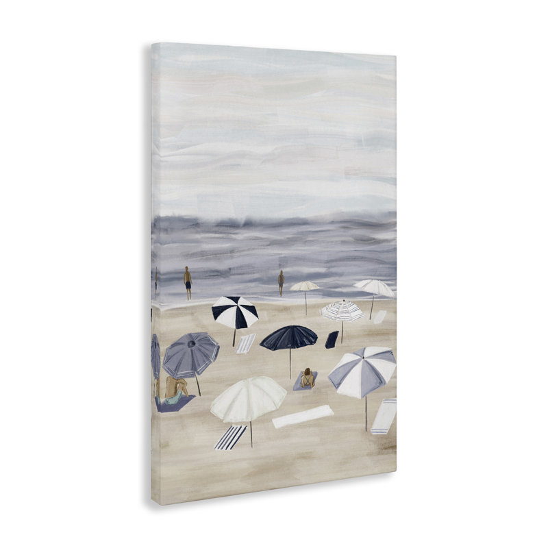 «Summer Beach Umbrellas» par JJ Design House LLC, H 24 po x l 16 po