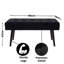 Wood Dining Set with Velvet Chairs Velvet Bench-1980310559-1980310558