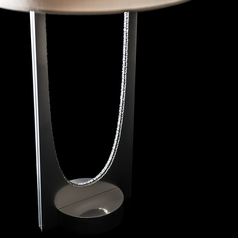 Cypress Table Lamp, Sterling, Sterling