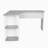 Aureliana L-Shaped Metal Base Writing Desk