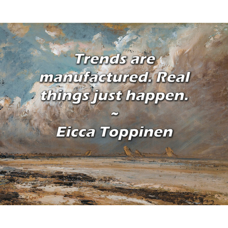 Astoria Grand Gallery Wrapped Canvas By Charles F. Kettering: "Believe and act as if it were impossib, 17" H x 24" W