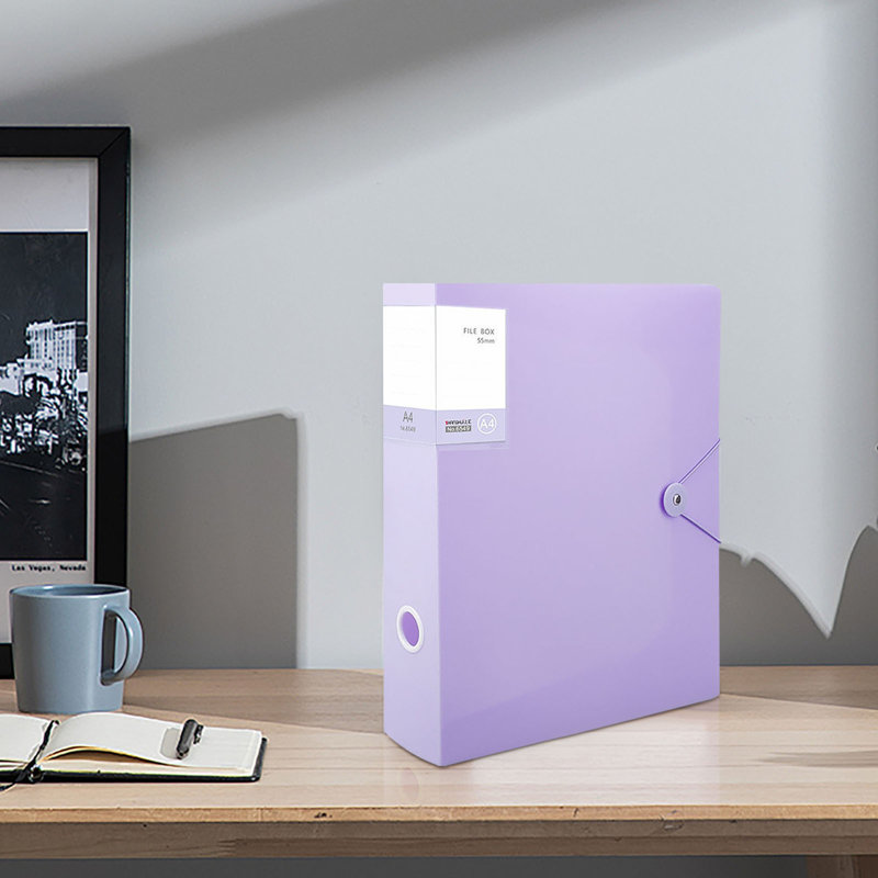Dossier d'insertion transparent, Mauve