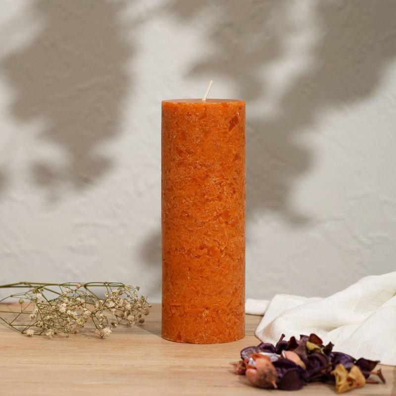 Citrus Scented Pillar Candle, 20cm x 7cm Pillar