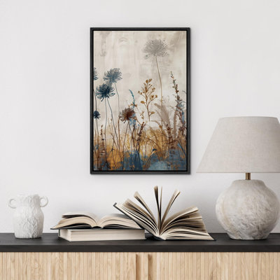 Paysage rustique «Mysterious Veiled Squelon Moody Dark Art Modern Art Work Decor»
