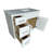 Disar 49'' Single Bathroom Vanity with Quartz Top-2111636679